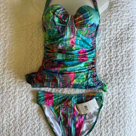 GOTTEX / PROFILE by GOTTEX 2 piece swimsuit - Picture 2 of 6